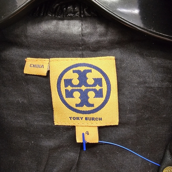 TORY BURCH RICHARD LEATHER BOMBER JACKET - Picture 9 of 9